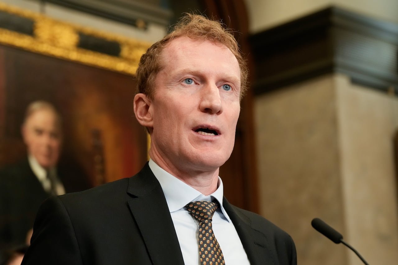 default-421 Immigration, Refugees and Citizenship Minister Marc Miller speaks during an announcement in the Foyer of the House of Commons, in Ottawa, Thursday, May 23, 2024.